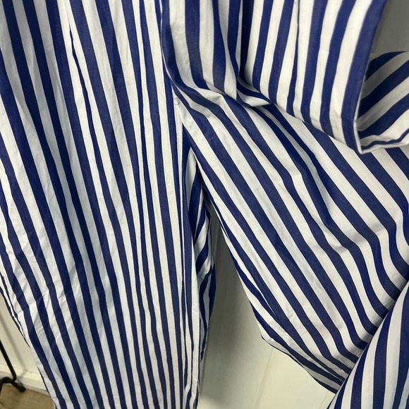 J. Crew Striped Halter Wide Leg Jumpsuit size 4 - Picture 7 of 16